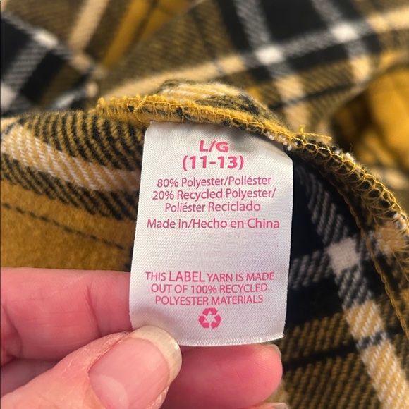 No Boundaries Y2K 90's Yellow Black Plaid Clueless Cher Mini Skirt Size Large - Picture 8 of 8